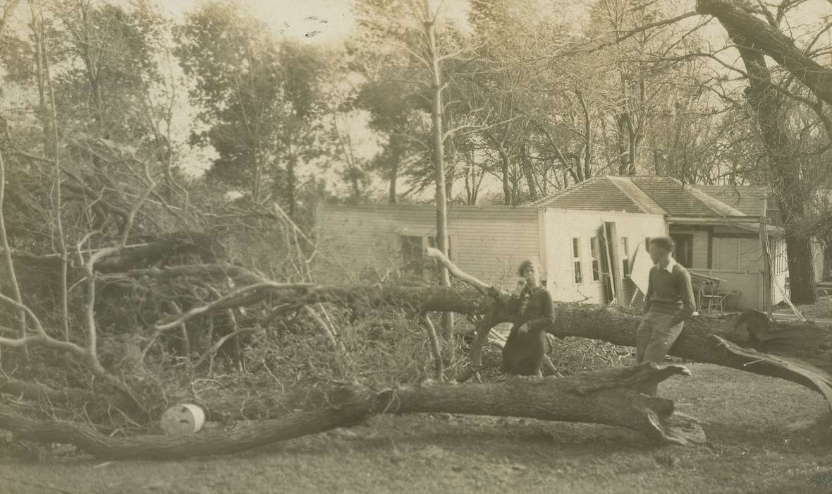 weather, Portraits - Group, debris, Iowa History, Iowa, Clear Lake, IA, McMurray, Doug, storm, history of Iowa