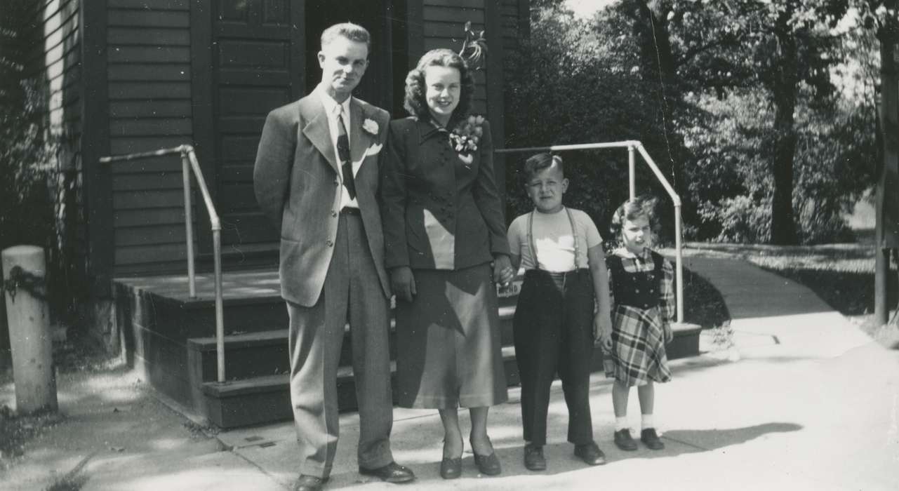 Portraits - Group, history of Iowa, Religious Structures, Iowa History, Families, Nashua, IA, little brown church, Iowa, King, Tom and Kay, Weddings, Children