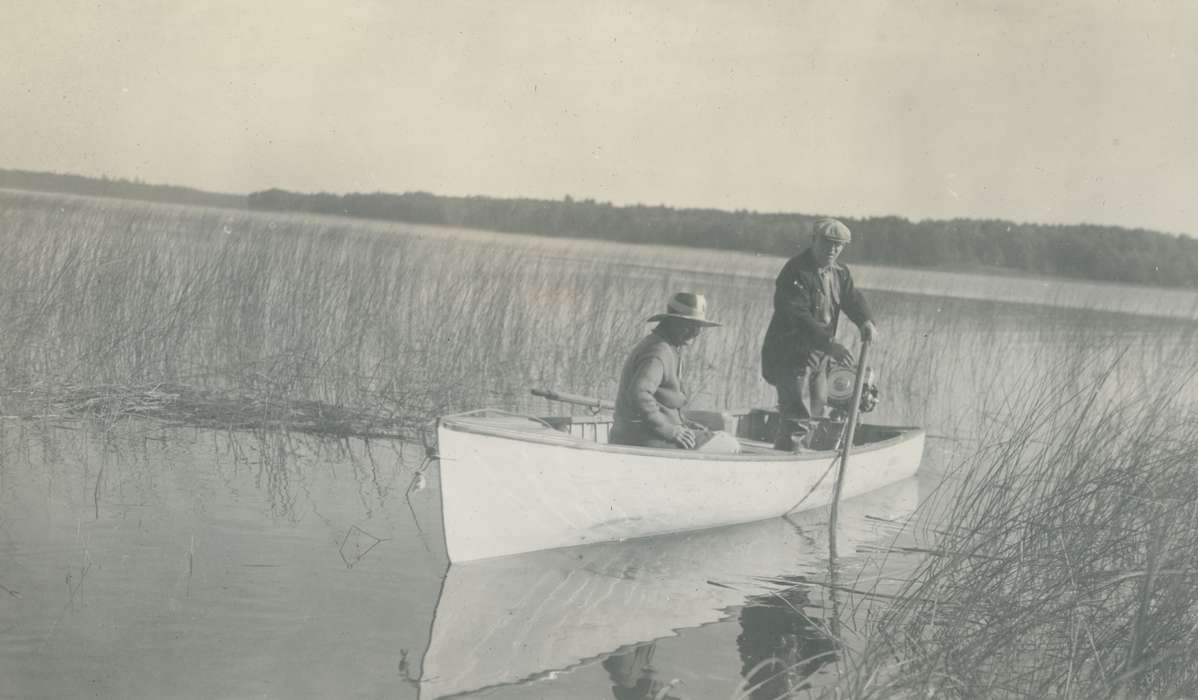 Travel, lake, history of Iowa, Iowa History, Motorized Vehicles, Lakes, Rivers, and Streams, Iowa, Outdoor Recreation, boat, Lake Inquadona, MN, McMurray, Doug