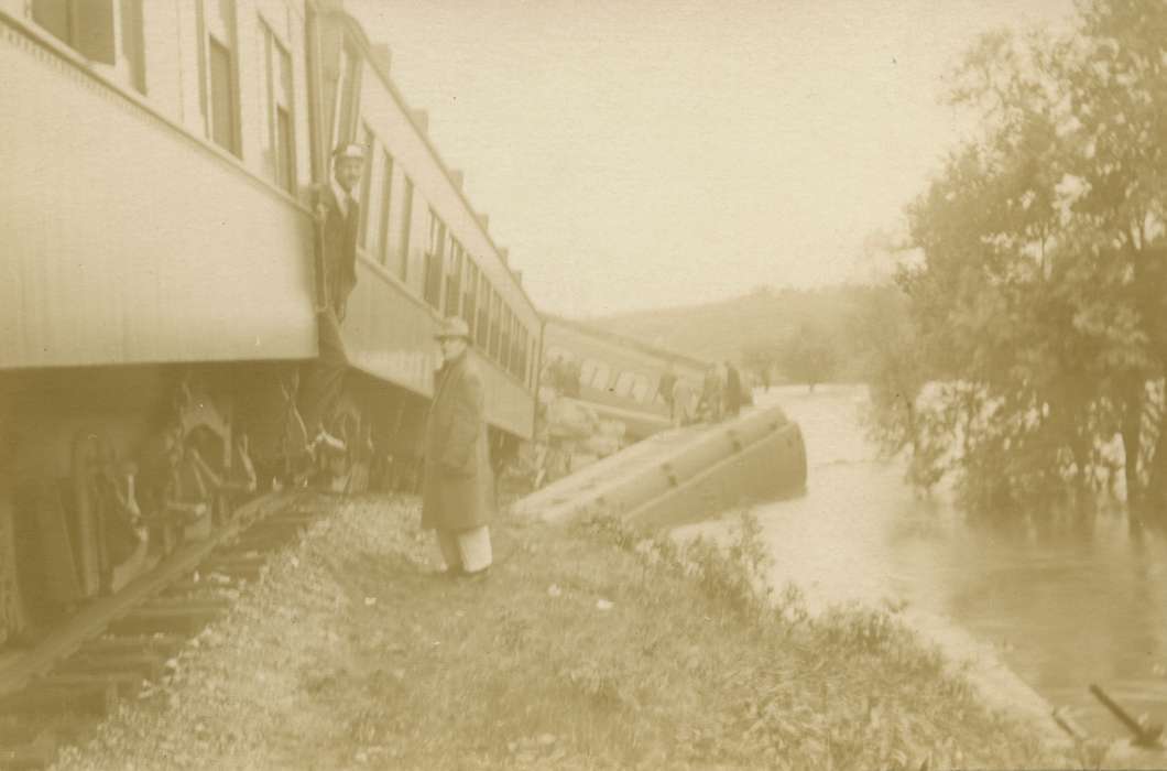 Wrecks, train, Iowa, Palczewski, Catherine, conductor, Greene, IA, Lakes, Rivers, and Streams, Labor and Occupations, history of Iowa, Iowa History