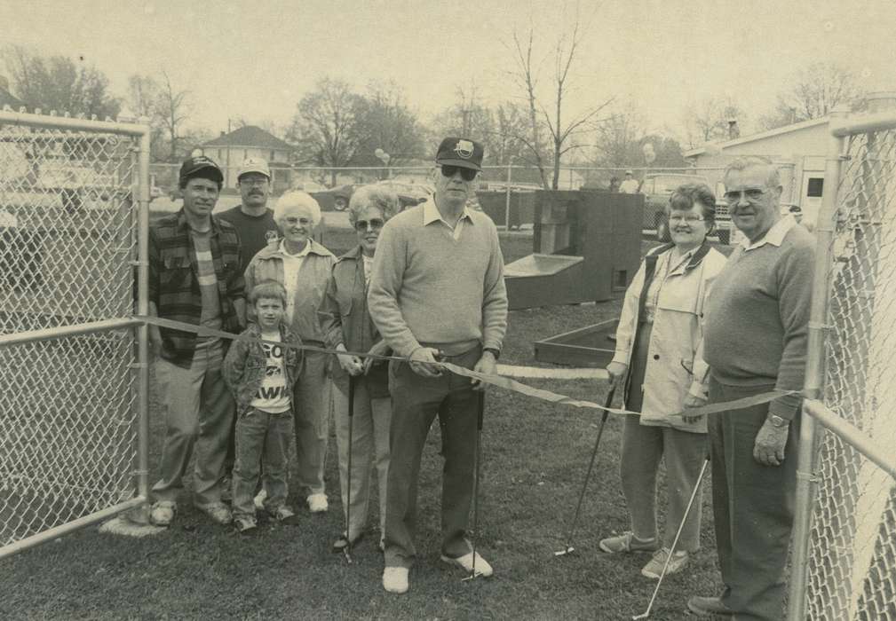 Portraits - Group, Waverly Public Library, minigolf, Iowa History, history of Iowa, Entertainment, Businesses and Factories, ceremony, Iowa, Outdoor Recreation, Children, Leisure, Labor and Occupations