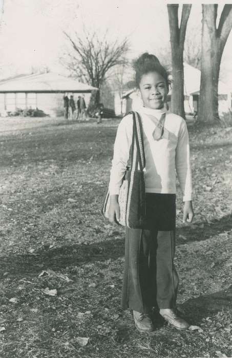 Iowa, Barrett, Sarah, child, Waterloo, IA, Iowa History, smile, Children, african american, Portraits - Individual, People of Color, school, girl, history of Iowa, girl scout