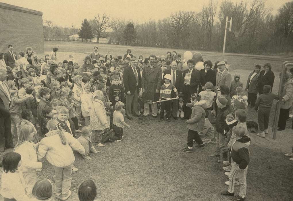 groundbreaking, Children, history of Iowa, Waverly Public Library, Waverly, IA, Iowa, Civic Engagement, Iowa History, Schools and Education, elementary school