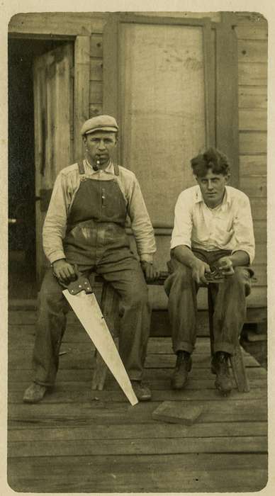 Portraits - Group, history of Iowa, Iowa History, Anamosa Library & Learning Center, Iowa, saw, Anamosa, IA, Labor and Occupations