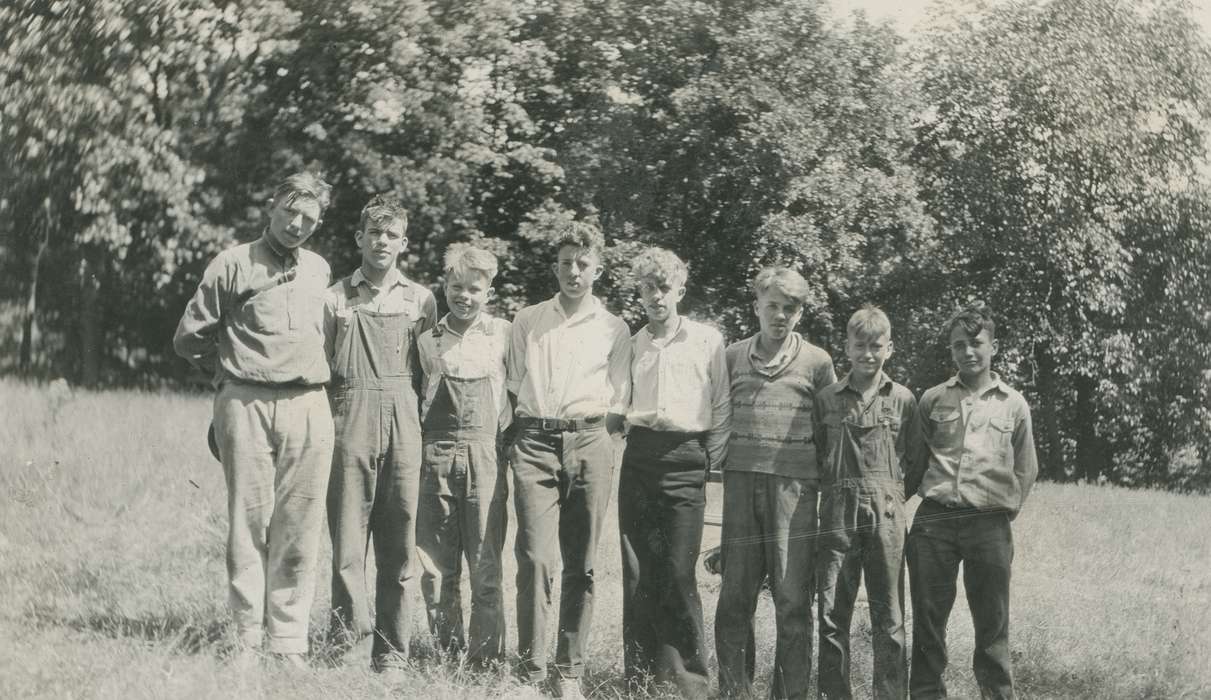 Portraits - Group, Lehigh, IA, boy scouts, history of Iowa, Iowa History, dolliver, state park, Iowa, McMurray, Doug, Children, park