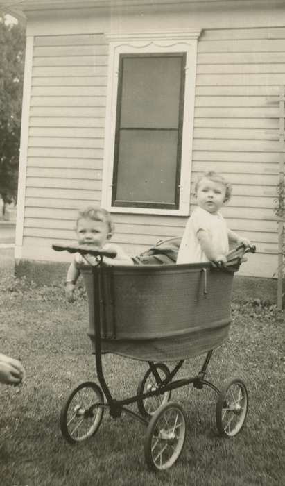 Conklin, Beverly, history of Iowa, Iowa History, Charles City, IA, stroller, Iowa, Children, baby