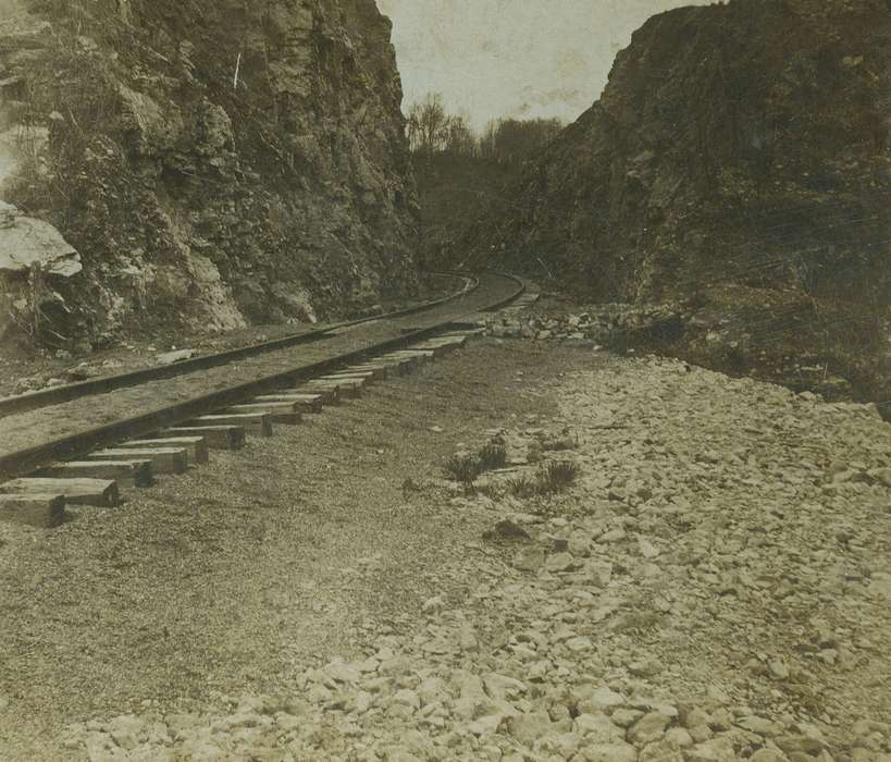 Iowa, tracks, Prisons and Criminal Justice, rocks, railroad, anamosa state penitentiary, Anamosa, IA, Hatcher, Cecilia, history of Iowa, Iowa History