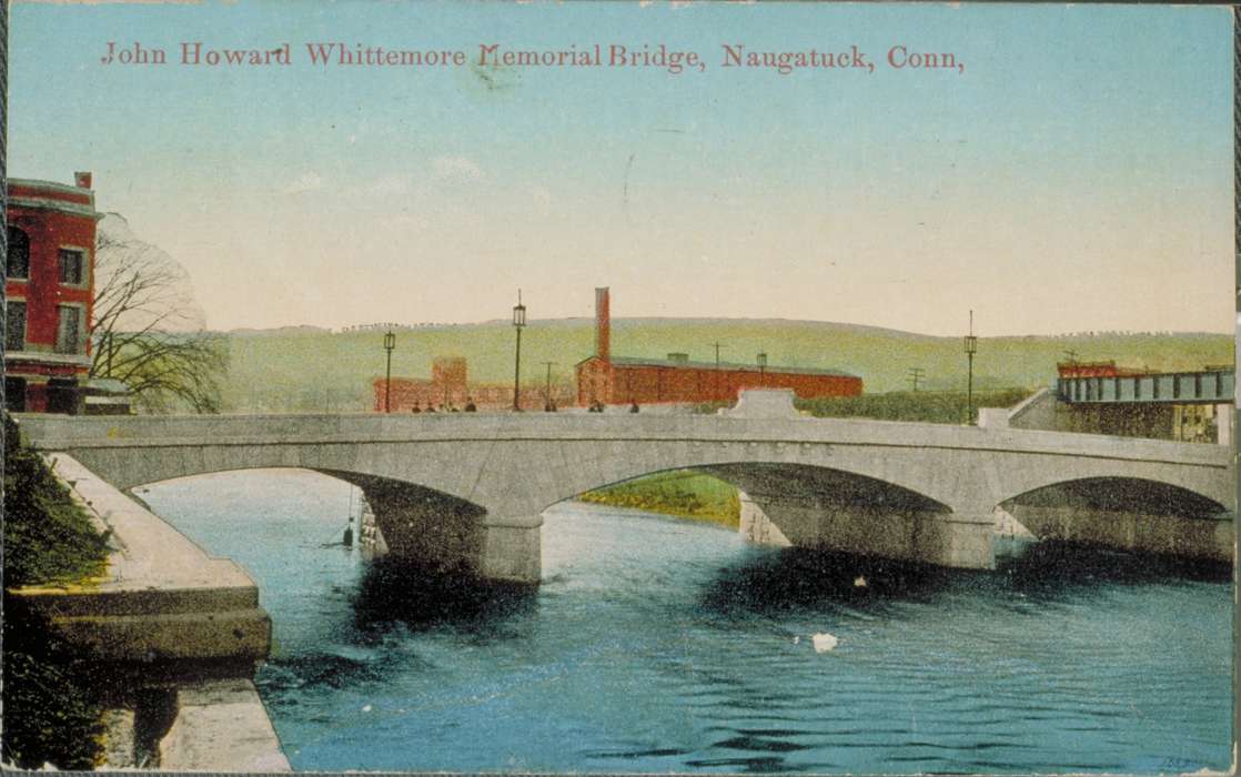 Iowa, Naugatuck, CT, bridge, Archives & Special Collections, University of Connecticut Library, Iowa History, river, history of Iowa