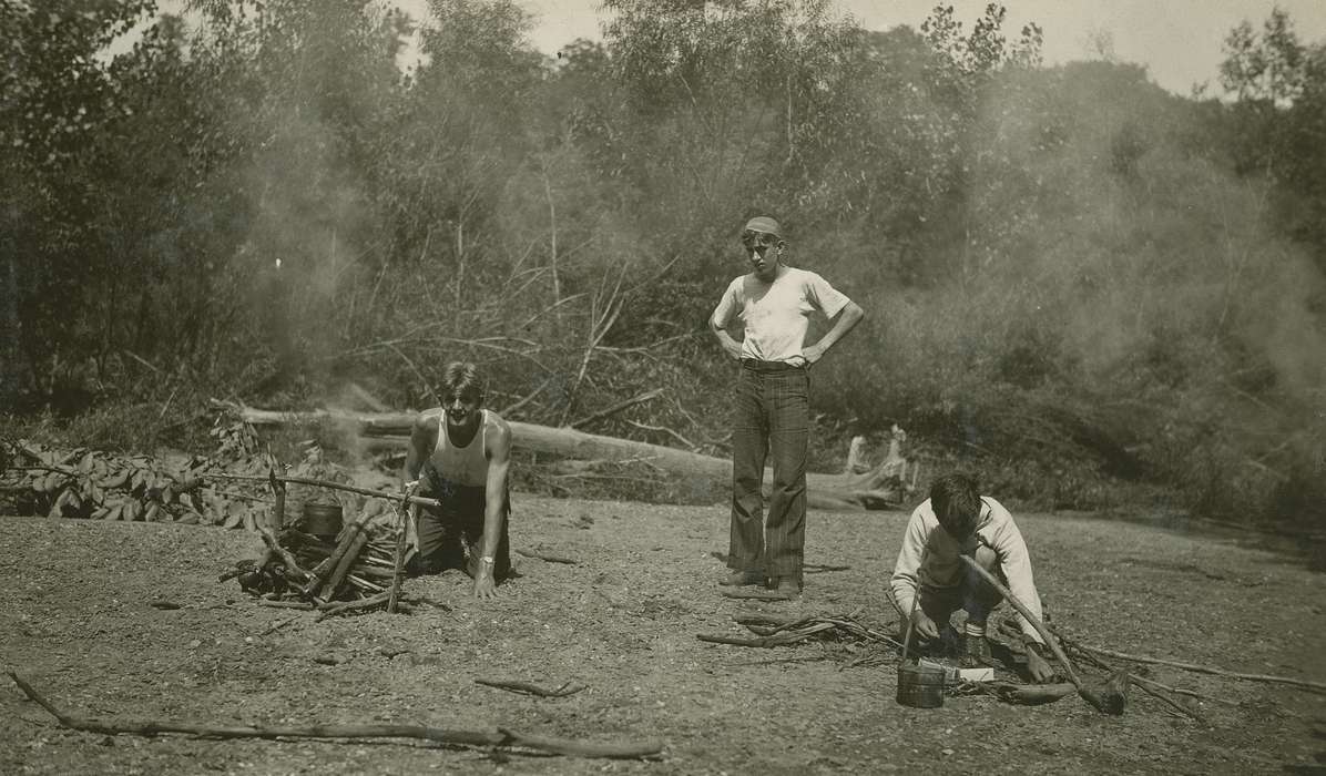 contest, Iowa History, Iowa, McMurray, Doug, history of Iowa, Outdoor Recreation, camp fire, Webster City, IA, water boiling contest, boy scouts