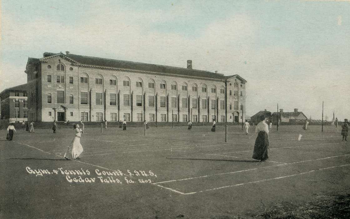 UNI Special Collections & University Archives, history of Iowa, iowa state teachers college, Schools and Education, uni, Cedar Falls, IA, Iowa, Sports, Iowa History, university of northern iowa, tennis