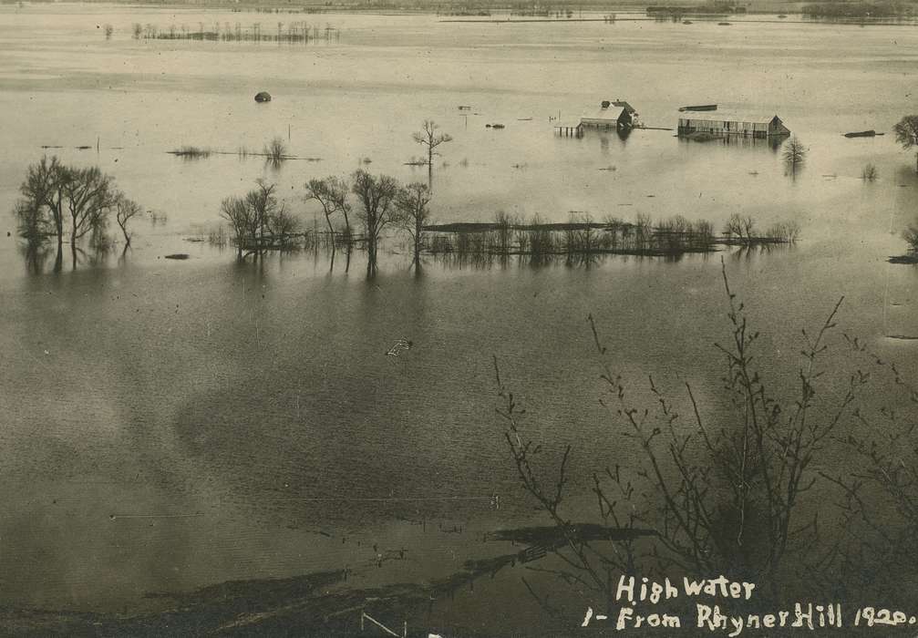 Dean, Shirley, Floods, river, history of Iowa, Iowa, Iowa History, Grandview, IA