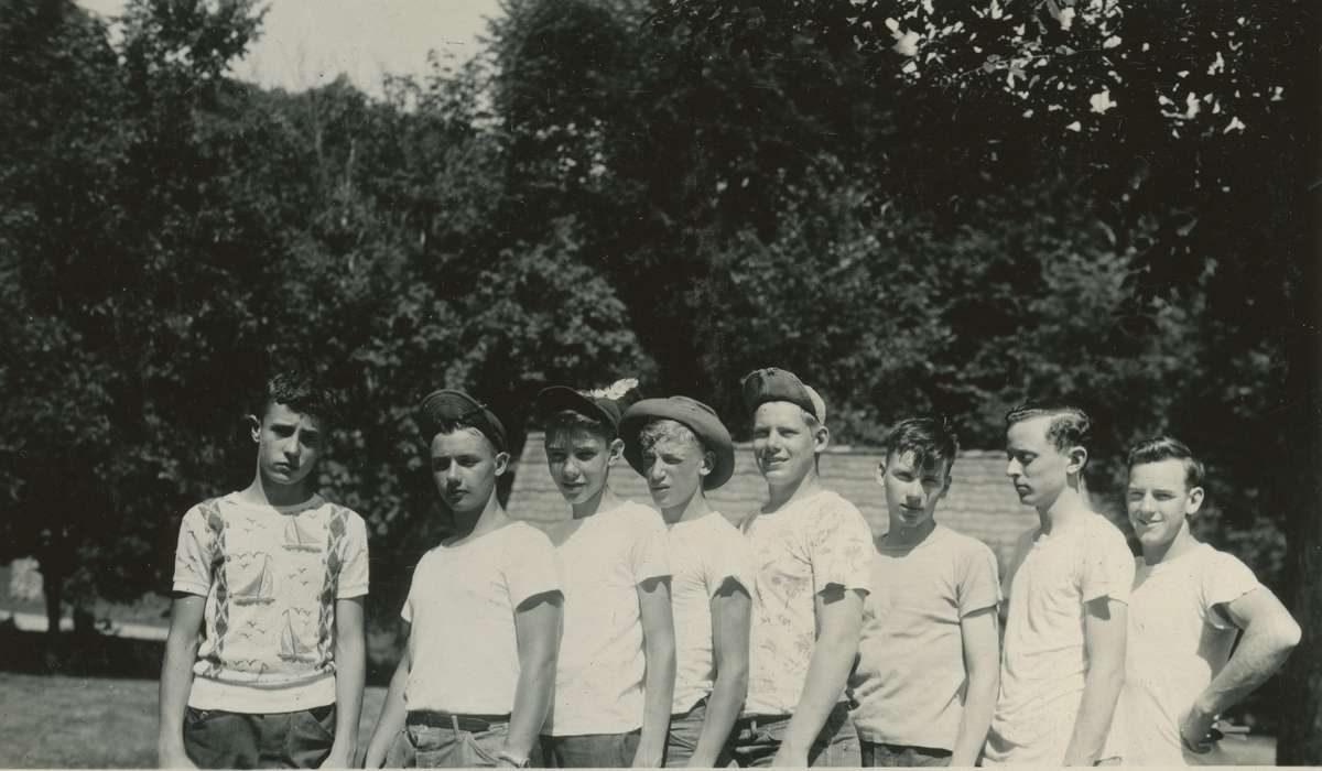 Portraits - Group, boy scouts, history of Iowa, Iowa History, Hamilton County, IA, Iowa, McMurray, Doug, Children