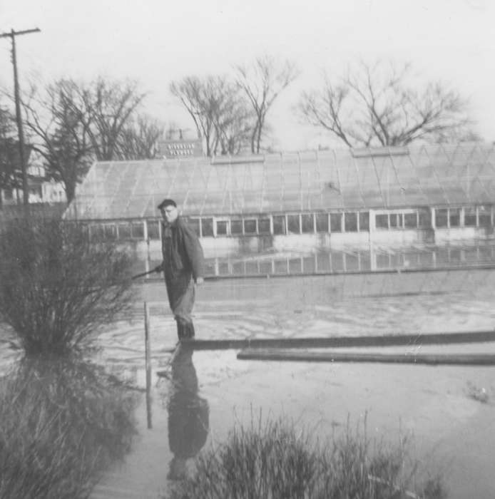 Floods, history of Iowa, Iowa History, greenhouse, Charles City, IA, Iowa, Lyman, Donna, Farms, Labor and Occupations