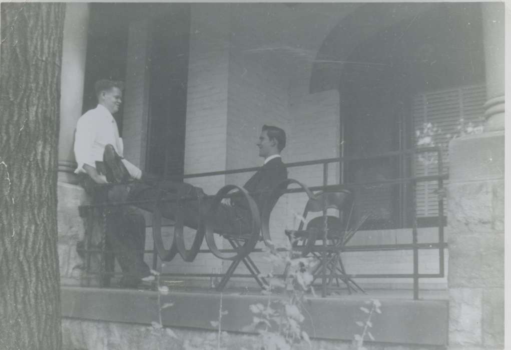 Heilman, John, history of Iowa, Iowa, Iowa History, porch, Davenport, IA, Leisure