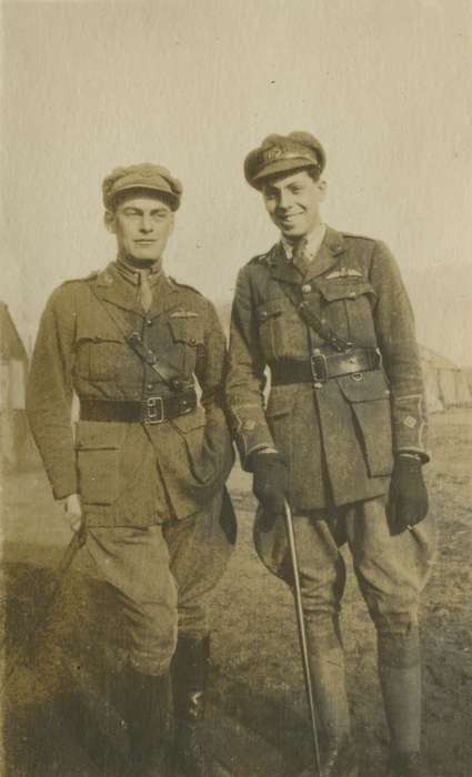 France, Travel, Mortenson, Jill, Military and Veterans, Iowa History, Iowa, history of Iowa, wwi, Portraits - Group, uniform