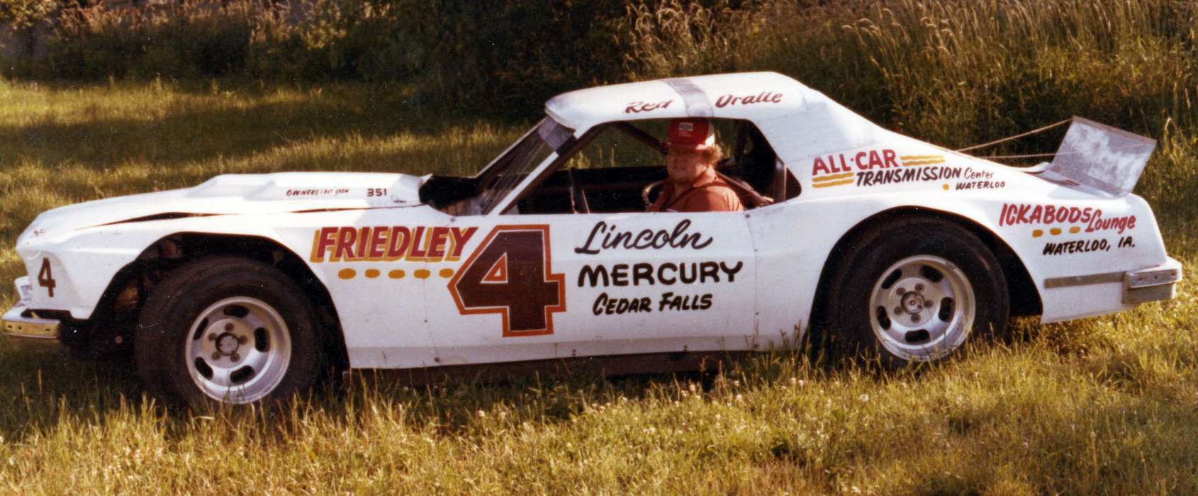 Portraits - Individual, mustang, car, Waterloo, IA, Iowa, Motorized Vehicles, Iowa History, Volgarino, Jim, Entertainment, tunis speedway, history of Iowa