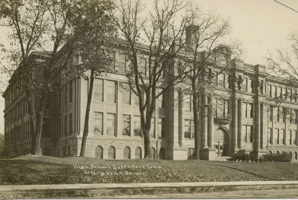history of Iowa, Iowa History, high school, Iowa, Cities and Towns, Schools and Education, Palczewski, Catherine, Davenport, IA, school