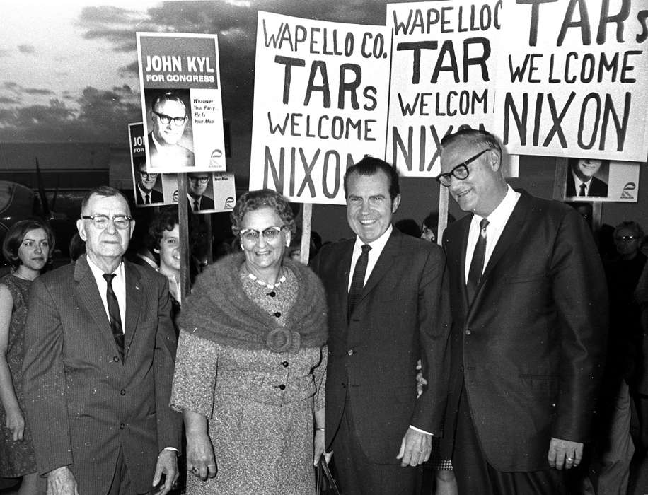 Portraits - Group, politician, Iowa History, Iowa, Civic Engagement, john kyl, Lemberger, LeAnn, Ottumwa, IA, richard nixon, teen age republicans, republican, history of Iowa