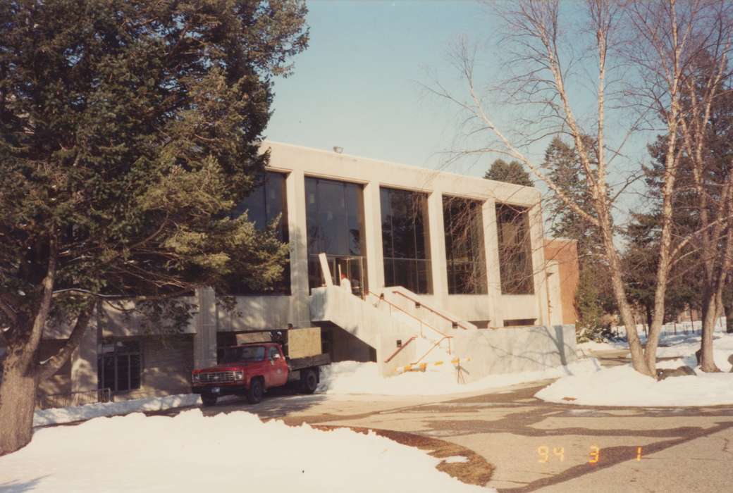 chevy, Cedar Falls, IA, history of Iowa, Iowa History, Winter, Motorized Vehicles, truck, uni, chevrolet, UNI Special Collections & University Archives, Iowa, Schools and Education, snow, university of northern iowa