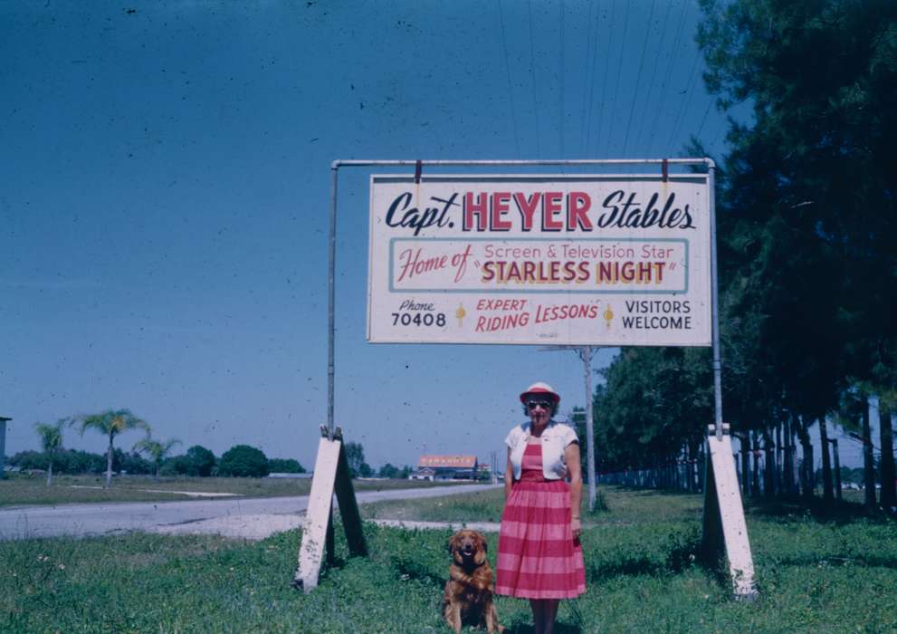 Animals, Portraits - Individual, FL, Iowa History, Iowa, Harken, Nichole, stable, dog, Travel, history of Iowa, sign