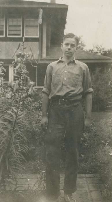 history of Iowa, Iowa, Iowa History, boy, McMurray, Doug, Webster City, IA, Portraits - Individual