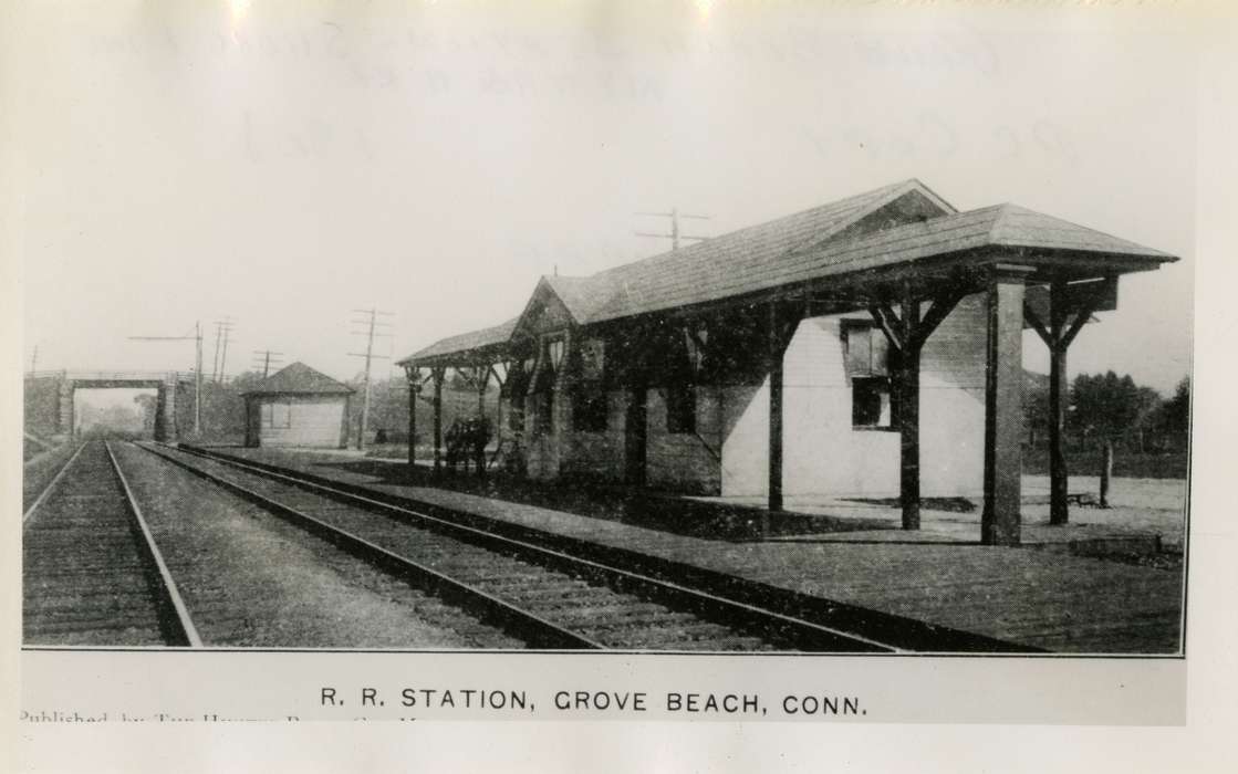 railroad, depot, history of Iowa, Iowa History, Archives & Special Collections, University of Connecticut Library, Westbrook, CT, Iowa
