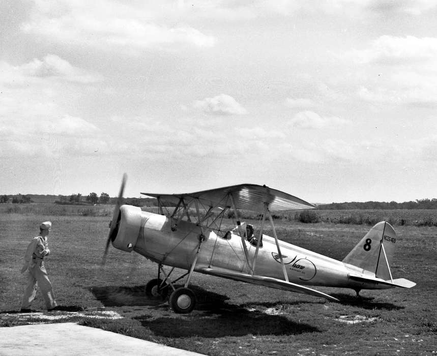 Iowa History, Iowa, Motorized Vehicles, airplane, Lemberger, LeAnn, history of Iowa, Ottumwa, IA