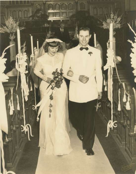 wedding dress, church, Iowa History, Iowa, history of Iowa, Weddings, Roquet, Ione, Des Moines, IA