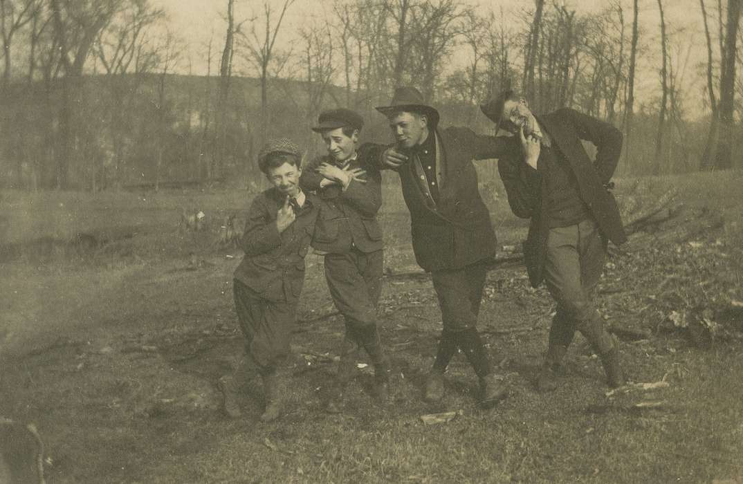 Portraits - Group, history of Iowa, Iowa History, Iowa, Anamosa, IA, silly, Children, Leisure, Hatcher, Cecilia