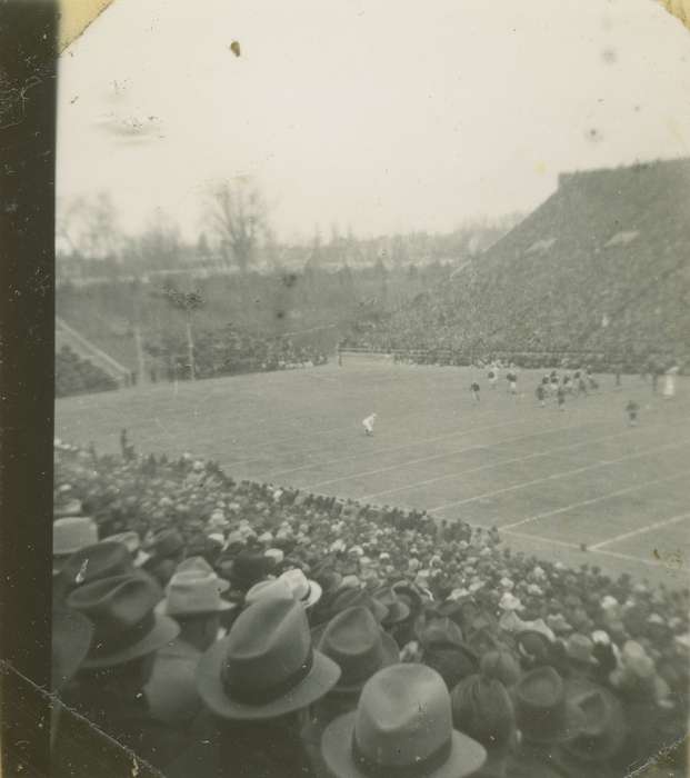 Campopiano Von Klimo, Melinda, history of Iowa, university of iowa, iowa hawkeyes, Iowa History, Iowa City, IA, football, spectator, uiowa, Iowa, Schools and Education, Sports, hat, football field