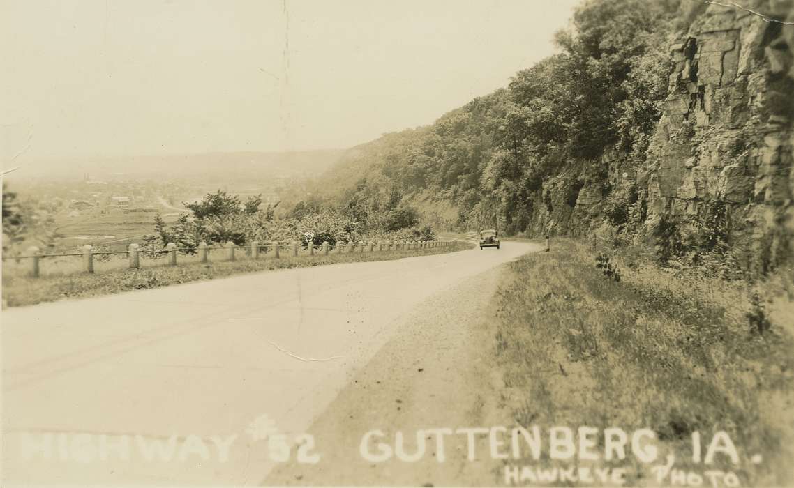 car, Iowa History, Iowa, Motorized Vehicles, Guttenberg, IA, history of Iowa, Fabos, Bettina, Landscapes