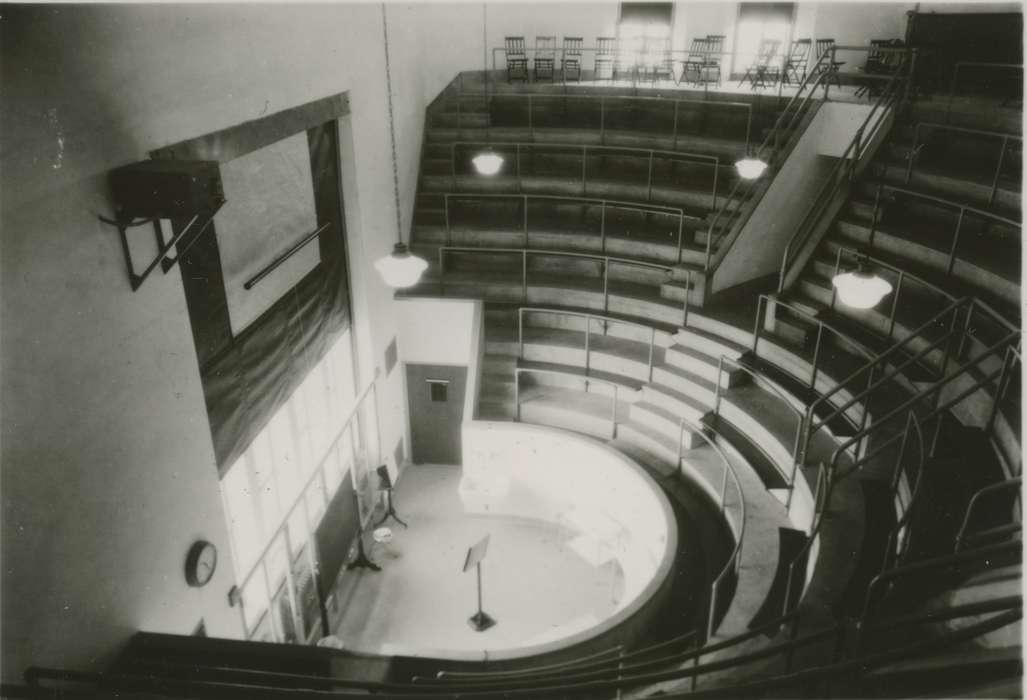 history of Iowa, university of iowa, ampitheater, Iowa History, Iowa City, IA, Seashore Hall, medical school, Iowa, Hospitals, operation room