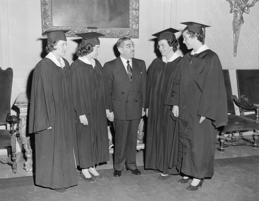 graduation, Schools and Education, Iowa History, Iowa, history of Iowa, Edward A. Sherman Publishing Co.