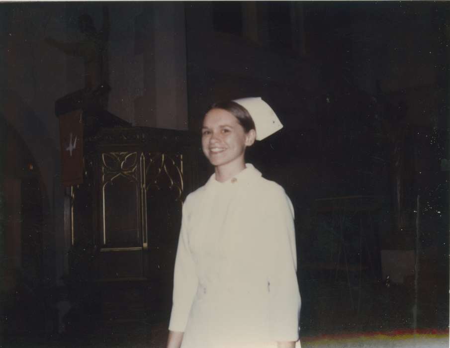 history of Iowa, Portraits - Individual, Iowa History, Myli, Diane, nurse, Iowa, Northwood, IA, Homes, Labor and Occupations