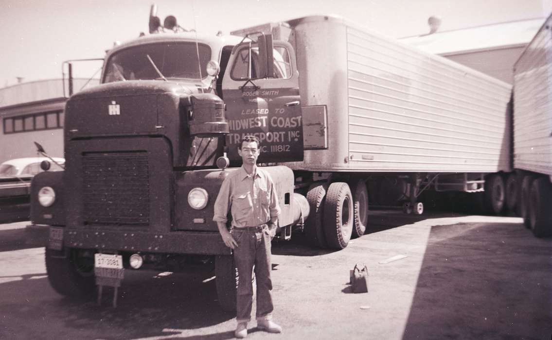history of Iowa, Portraits - Individual, Iowa History, Mason City, IA, truck, Motorized Vehicles, Iowa, Bonjour, Amanda, Labor and Occupations