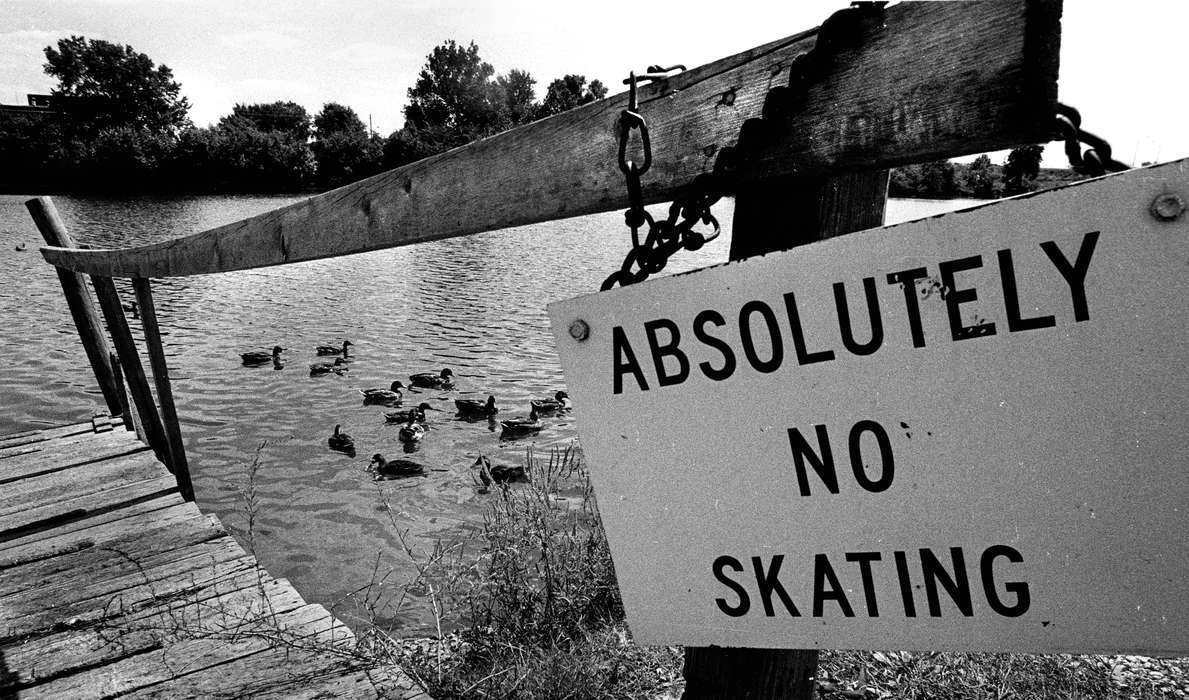 lake, Iowa History, Ottumwa, IA, history of Iowa, Animals, Lakes, Rivers, and Streams, duck, Iowa, Lemberger, LeAnn, sign