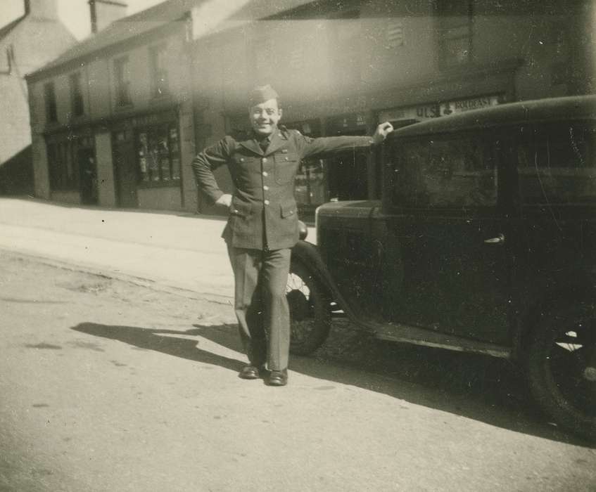 France, world war ii, Motorized Vehicles, Military and Veterans, Iowa History, Campopiano Von Klimo, Melinda, Iowa, history of Iowa, soldier, Portraits - Individual, wwii, uniform, Travel