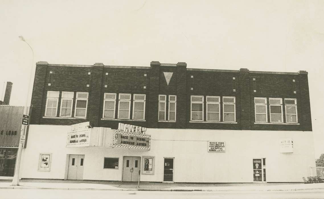 history of Iowa, Businesses and Factories, Waverly, IA, Waverly Public Library, Main Streets & Town Squares, Iowa, Iowa History, Cities and Towns, movie theater