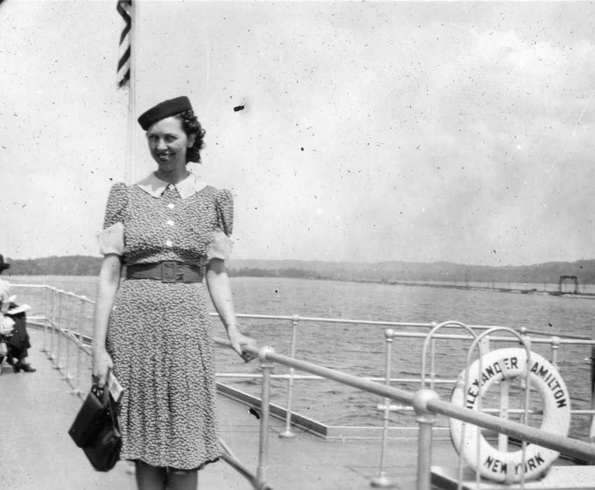 Travel, history of Iowa, Iowa History, woman, Pickering, Tara, Niagara Falls, NY, Iowa, ferry, Portraits - Individual