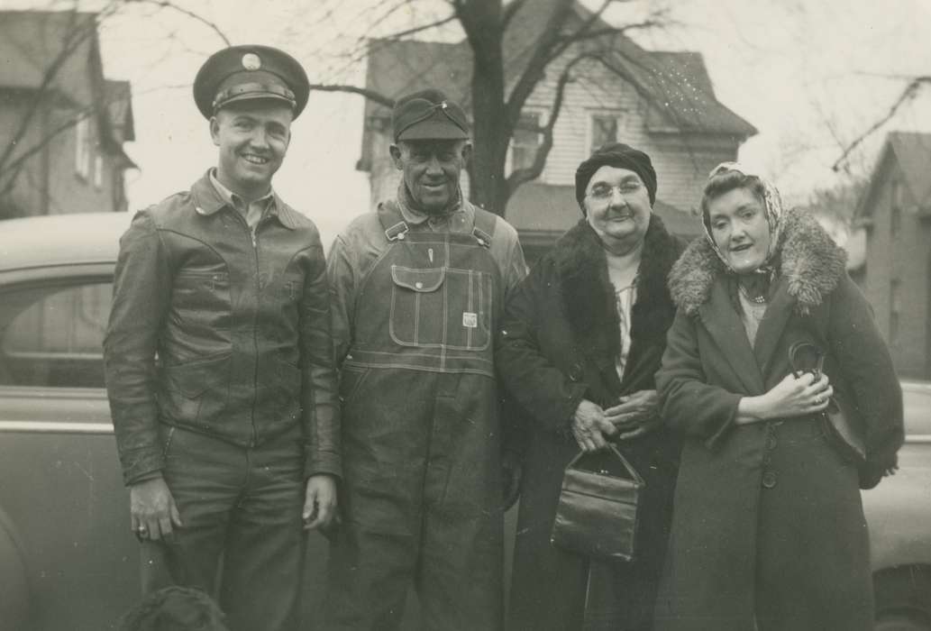 uniform, Iowa, Waterloo, IA, Military and Veterans, army, car, wwii, Mountain, Carole, history of Iowa, Iowa History