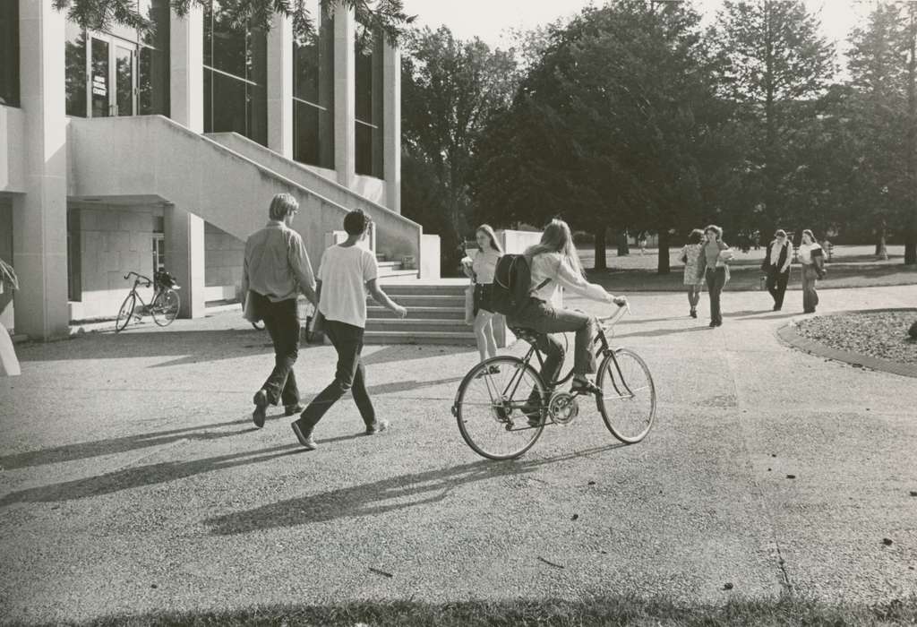 Iowa History, Iowa, Schools and Education, transport, university of northern iowa, uni, bike, commons, Outdoor Recreation, UNI Special Collections & University Archives, Cedar Falls, IA, history of Iowa