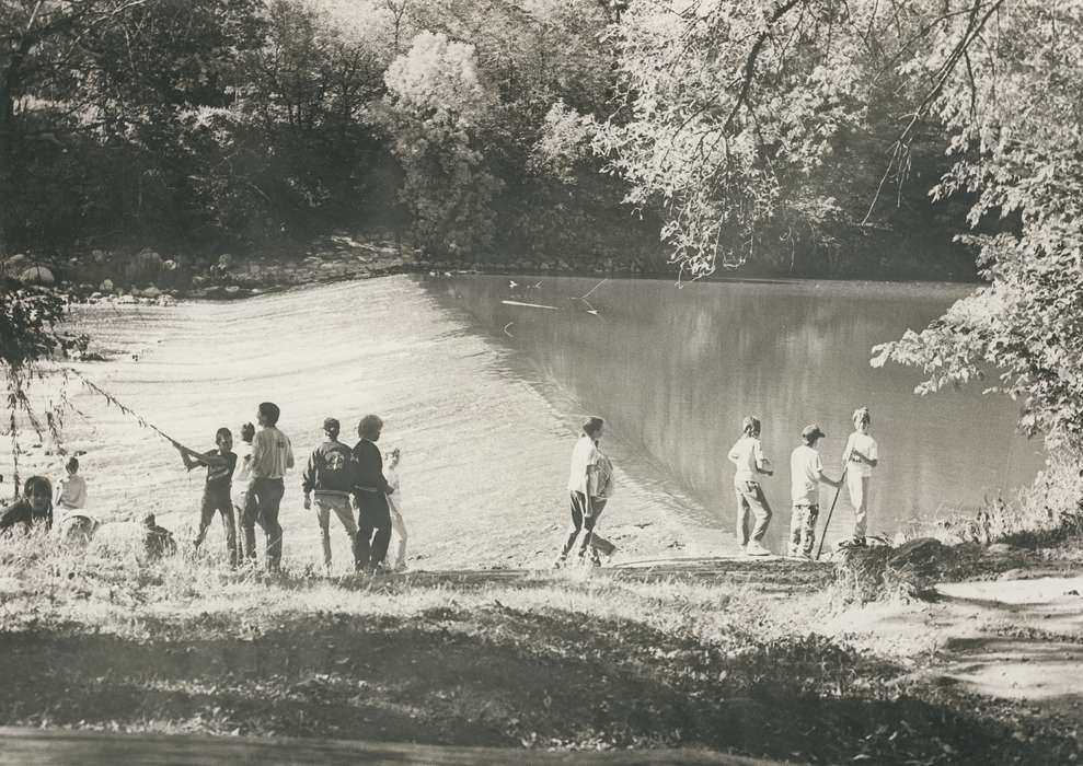 history of Iowa, Clarksville, IA, Iowa, Lakes, Rivers, and Streams, fishing, Waverly Public Library, Portraits - Individual, Iowa History, Children, river, Outdoor Recreation, Leisure