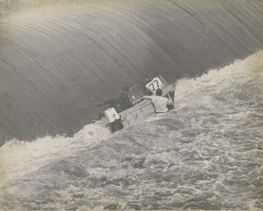 rescue, history of Iowa, Iowa History, Lakes, Rivers, and Streams, Waverly, IA, drowning, river, Iowa, boat, Waverly Public Library