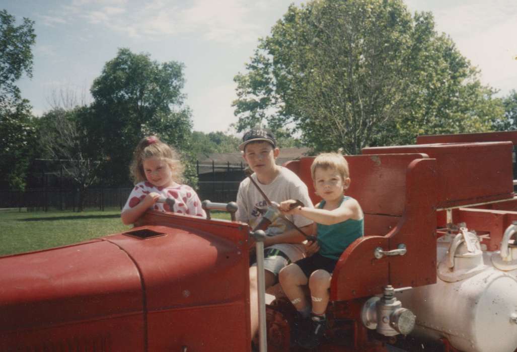 Portraits - Group, Farming Equipment, history of Iowa, cousin, Holderness, Tammy, Iowa History, zoo, Motorized Vehicles, truck, Iowa, Coal Valley, IL, Farms, Children, brother