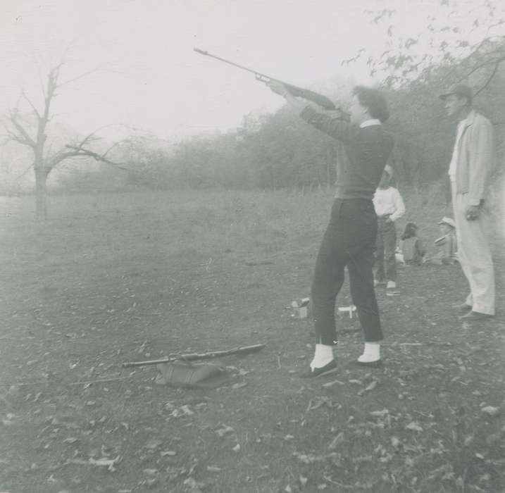 history of Iowa, Iowa History, rifle, Fink-Bowman, Janna, gun, West Union, IA, Iowa, Sports, Leisure, Portraits - Individual