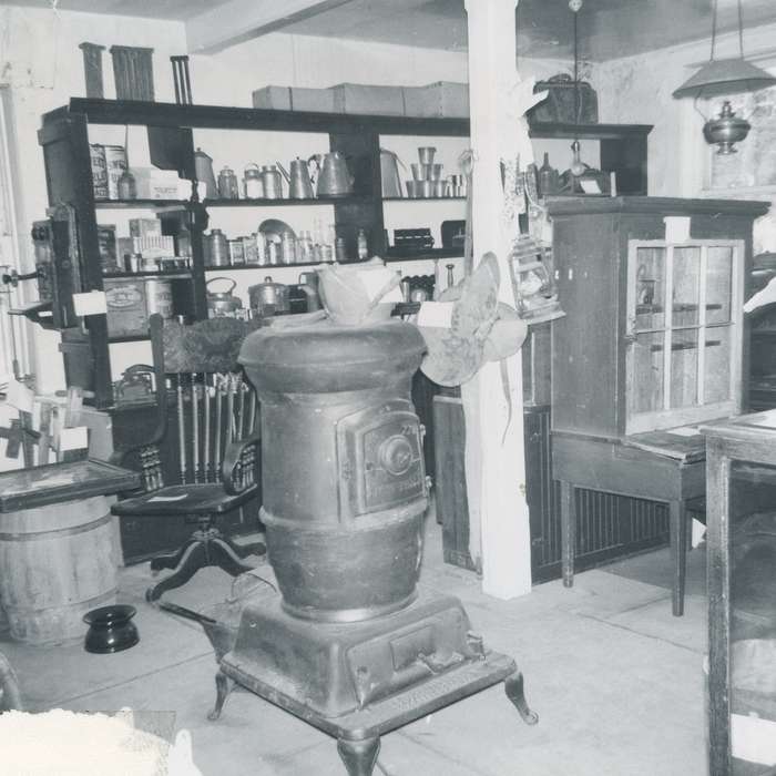 Waverly Public Library, history of Iowa, Iowa History, Businesses and Factories, Waverly, IA, chair, Iowa, correct date needed, cabinet