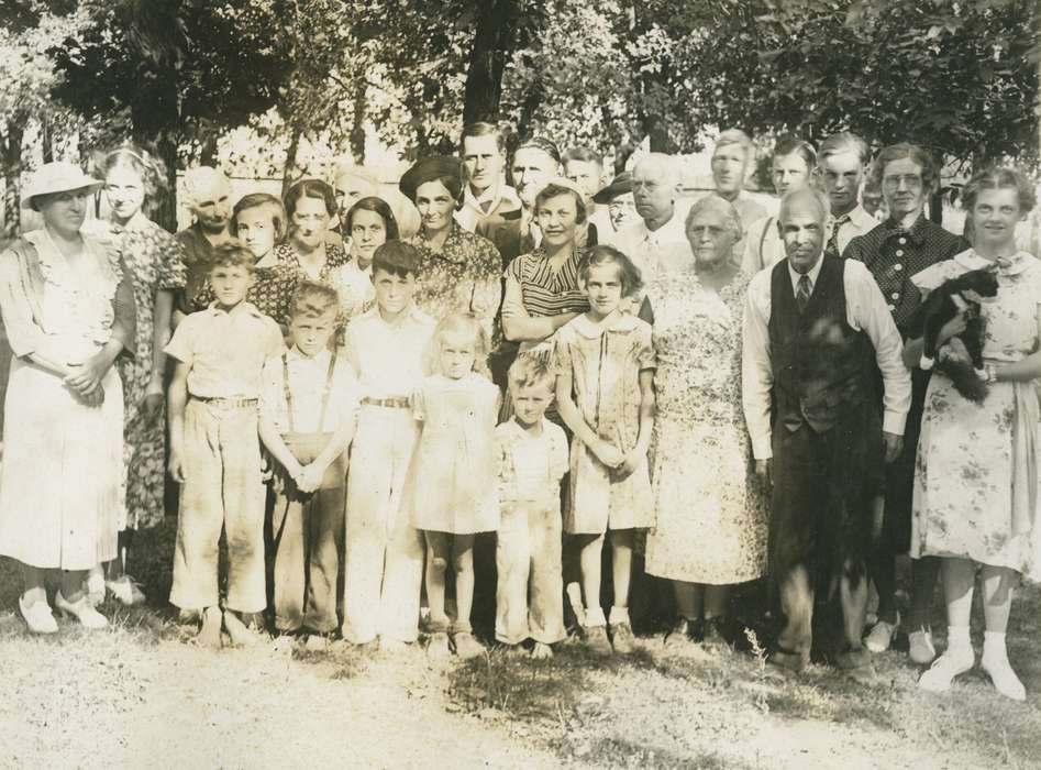 Portraits - Group, King, Tom and Kay, IA, Iowa, history of Iowa, Iowa History