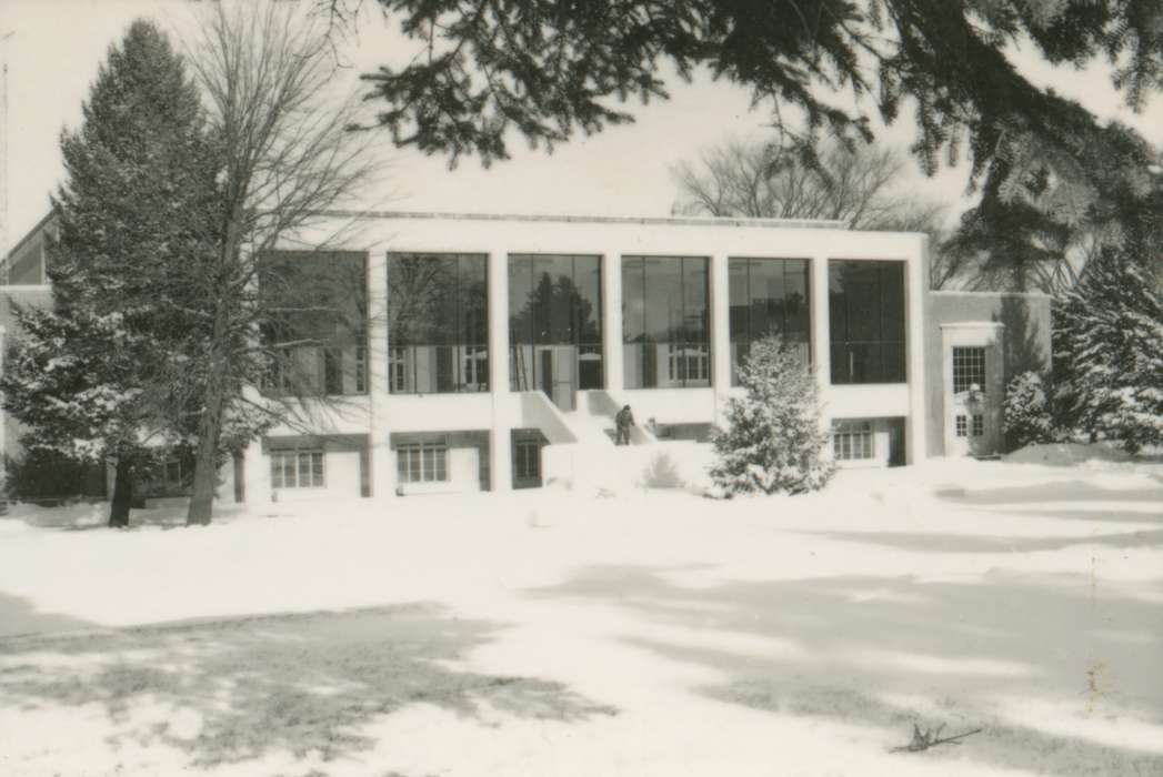 Iowa History, Iowa, Schools and Education, university of northern iowa, uni, UNI Special Collections & University Archives, snow, Cedar Falls, IA, history of Iowa, Winter