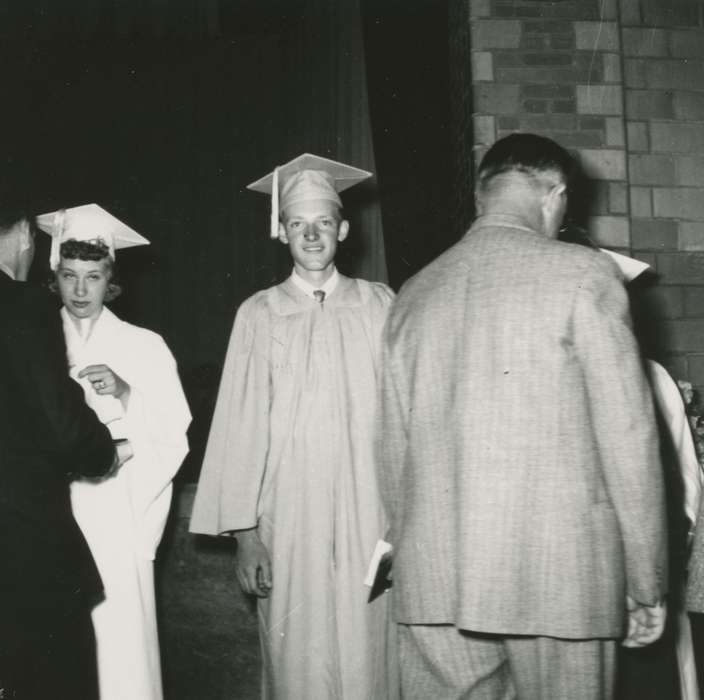 history of Iowa, Iowa History, Rockford, IA, graduation, Wickwire (Uker), Cheryl, Iowa, Schools and Education, graduate