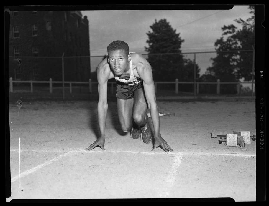 athlete, running, history of Iowa, Iowa History, event, Storrs, CT, Archives & Special Collections, University of Connecticut Library, Iowa, track